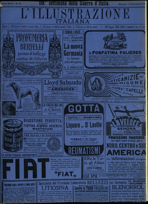 L'illustrazione Italiana anno XLIV N.35 del 1917