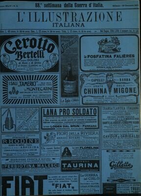 L'illustrazione Italiana anno XLIV N.4 del 1917