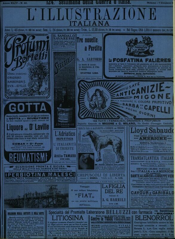 L'illustrazione Italiana anno XLIV N.40 del 1917