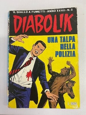 Diabolik - Anno XXVII - N.5 - UNA TALPA NELLA POLIZIA