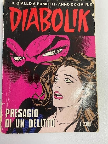 Diabolik - Anno XXXIV - N.2 - PRESAGIO DI UN DELITTO