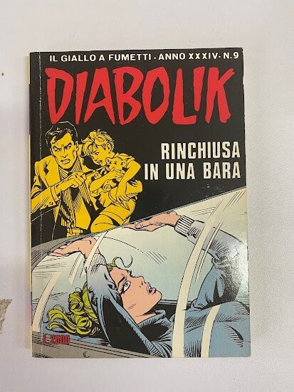 Diabolik - Anno XXXIV - N.9 - RINCHIUSA IN UNA BARA