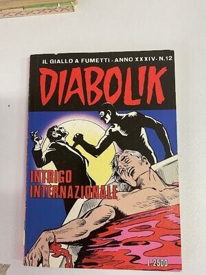 Diabolik - Anno XXXIV - N.12 - INTRIGO INTERNAZIONALE