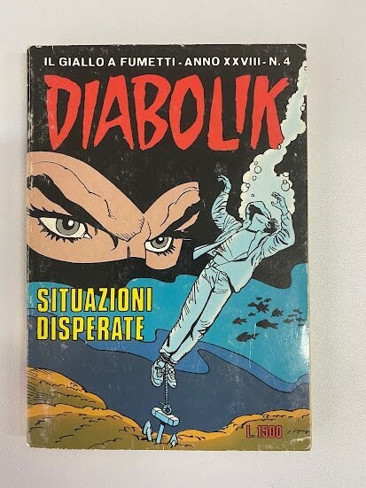 Diabolik - Anno XXVIII - N.4 - SITUAZIONI DISPERATE