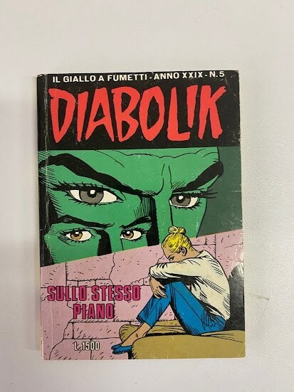 Diabolik - Anno XXIX - N.5 - SULLO STESSO PIANO
