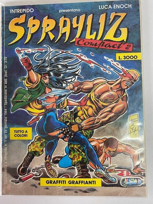 SPRAYLIZ COMPACT N.2 di Luca Enoch - Ed. Universo 1993