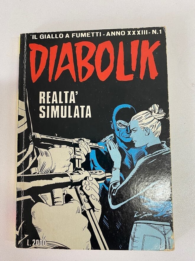 Diabolik - Anno XXXIII - N.1 - REALTA' SIMULATA