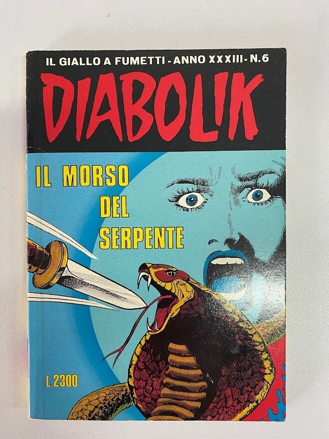 Diabolik - Anno XXXIII - N.6 - IL MORSO DEL SERPENTE