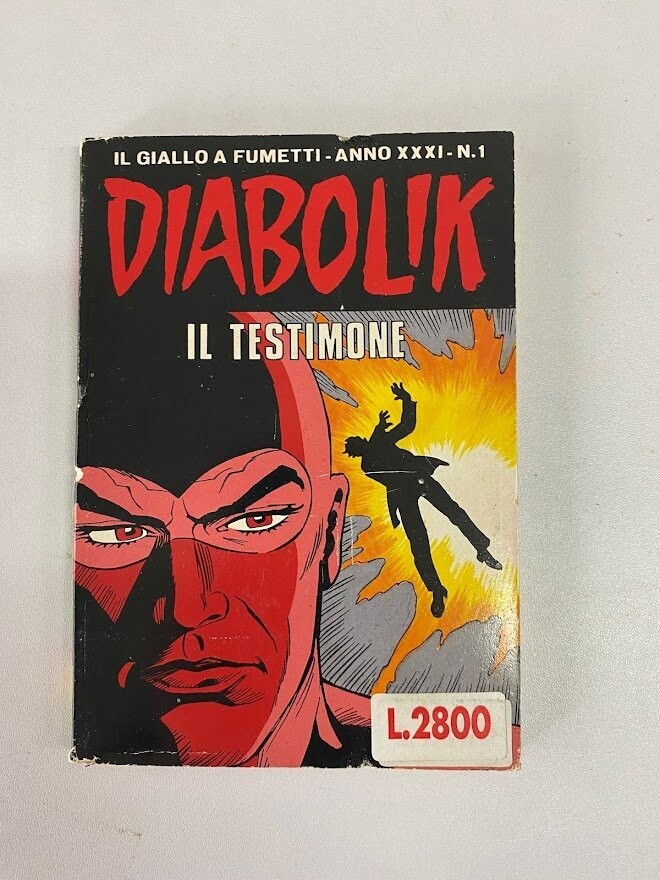 Diabolik - Anno XXXI - N.1 - IL TESTIMONE