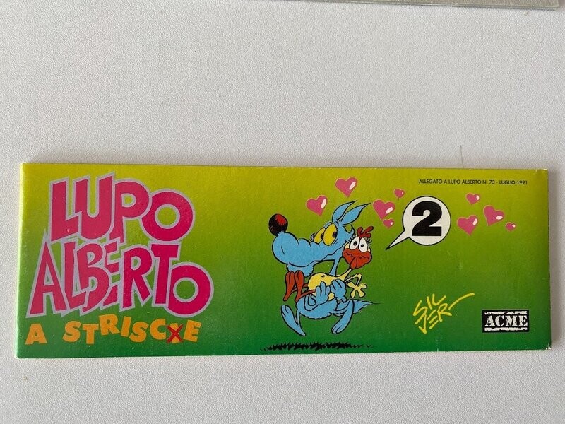 LUPO ALBERTO A STRISCE N.2 - ALLEGATO DEL N.73 DI LUPO ALBERTO