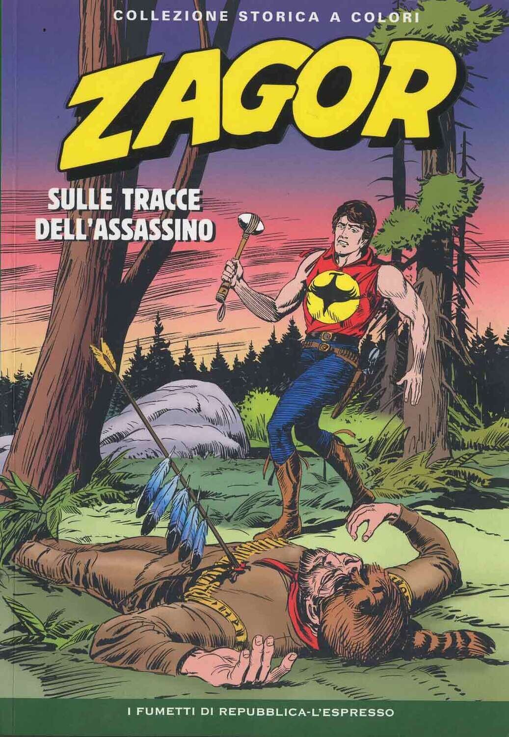 Zagor Collezione storica a colori N.89 - SULLE TRACCE DELL'ASSASSINO - Ed. L'espresso