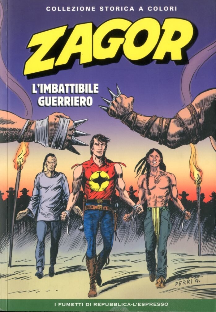 Zagor Collezione storica a colori N.189 - L'IMBATTIBILE GUERRIERO - Ed. L'espresso