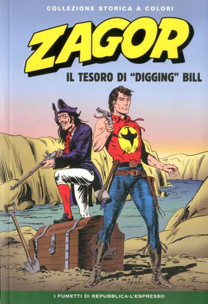 Zagor Collezione storica a colori N.203 - IL TESORO DI "DIGGING" BILL  - Ed. L'espresso