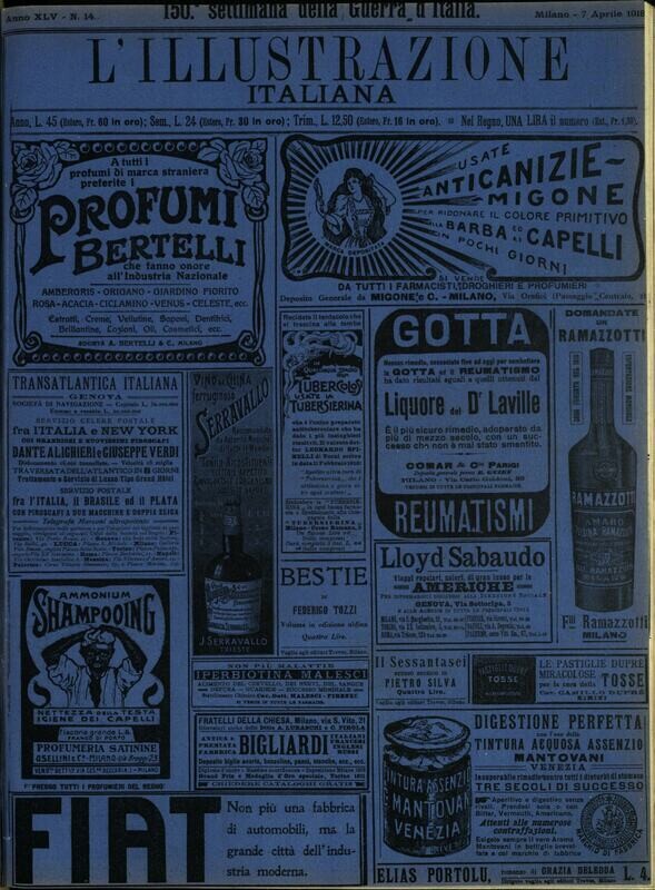 L'illustrazione Italiana anno XLV N.14 del 1918