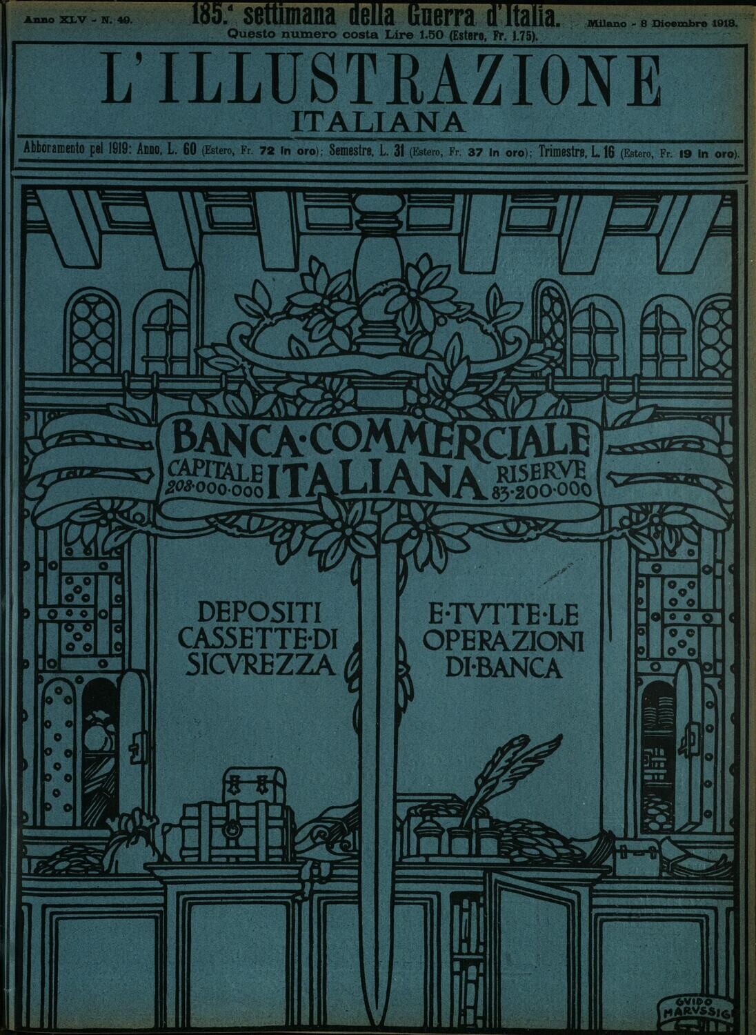 L'illustrazione Italiana anno XLV N.49 del 1918
