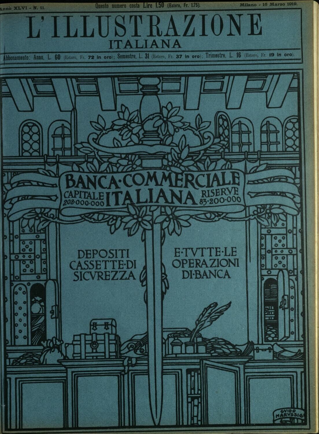 L'illustrazione Italiana anno XLVI N.11 del 1919