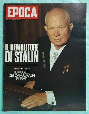 epoca rivista vintage 1971 anno XXII N.1095 - Mondadori ed