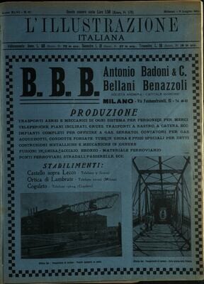 L'illustrazione Italiana anno XLVI N.27 del 1919