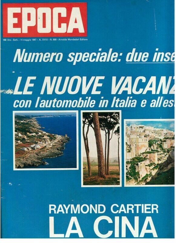 epoca rivista vintage 1967 anno XVIII N.868 - Mondadori ed