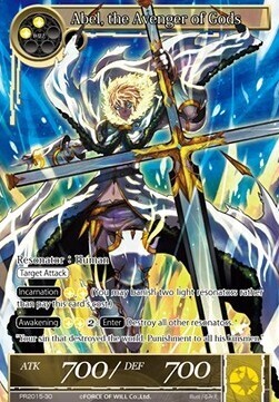 Abel, the Avenger of Gods- FOW -PR-ITA-NM-foil-full Art
