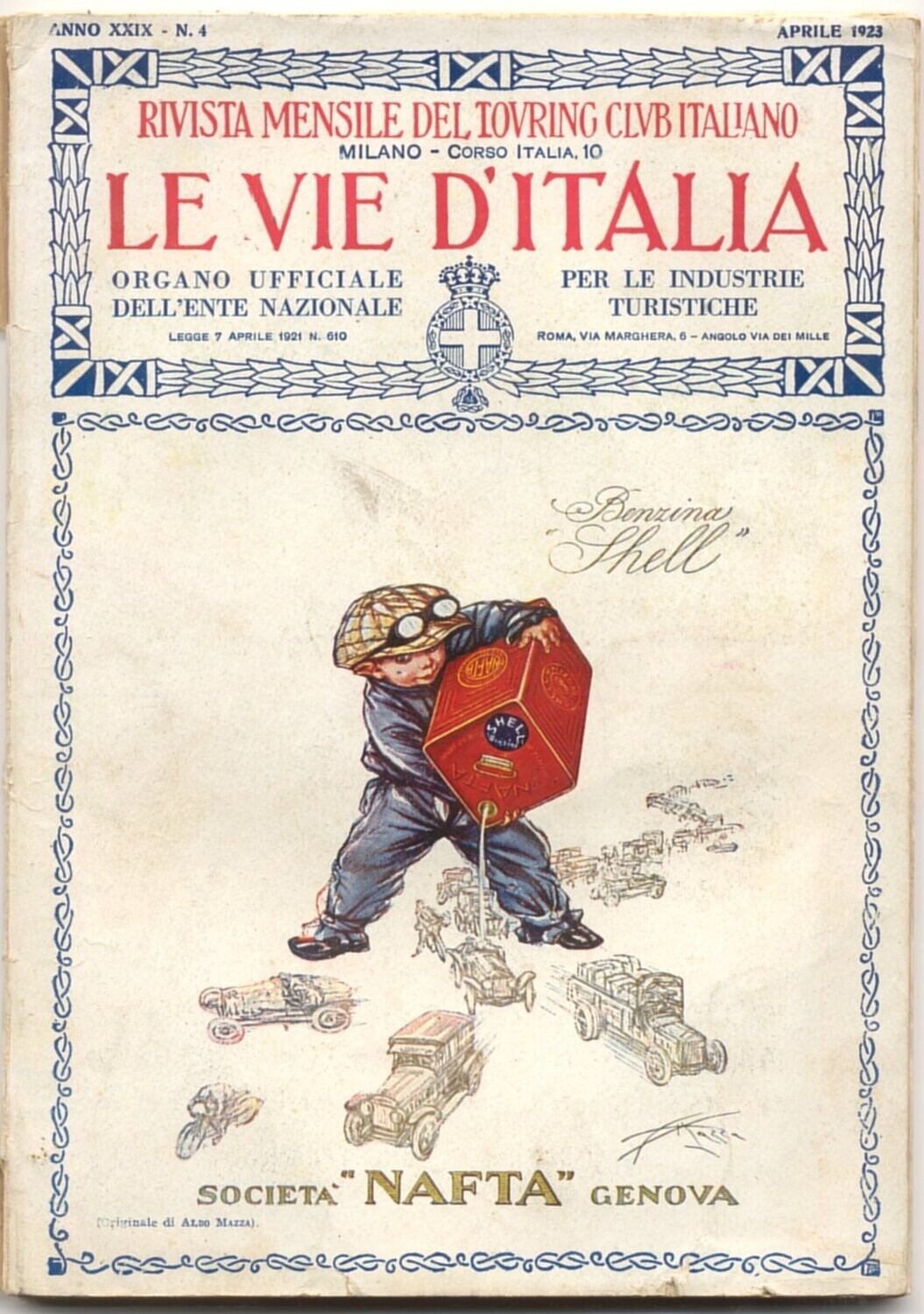 Le vie d'Italia anno XXIX N.4 del 1923