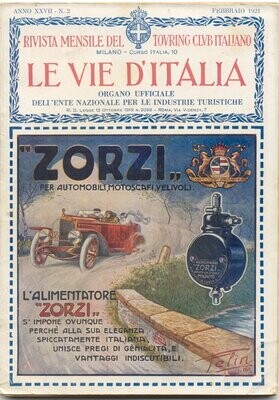 Le vie d'Italia anno XXVII N.2 del 1921