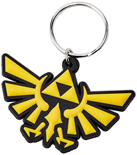 Legend of Zelda Rubber Keychain Triforce 6 cm