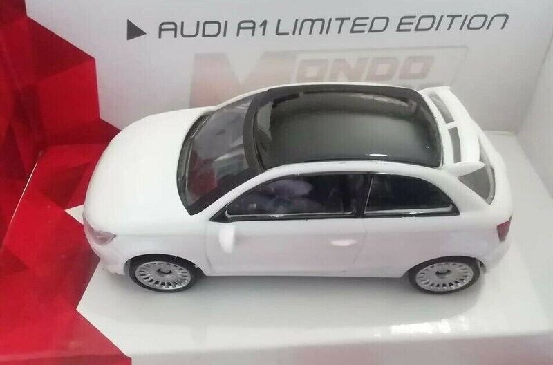 mondo motors 1/43 - audi a1 quattro limited edition bianca