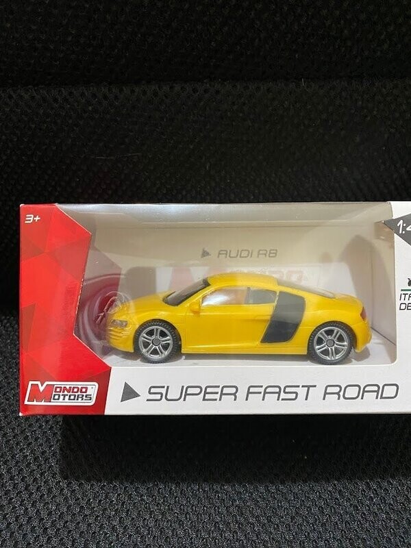 mondo motors 1/43 - audi r8 gialla