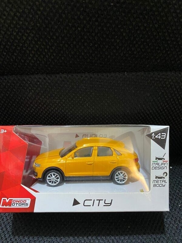 mondo motors 1/43 - audi Q3 giallo ocra