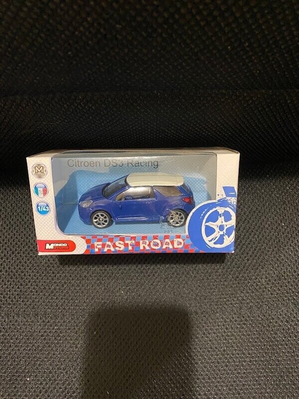 mondo motors 1/43 - citroen ds3 blu e bianca