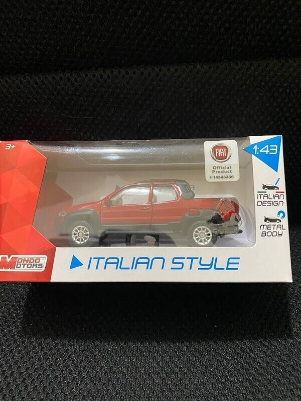 mondo motors 1/43 - fiat strada rossa