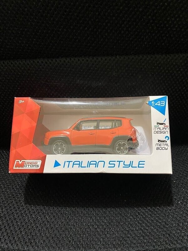 mondo motors 1/43 - jeep renegade arancione