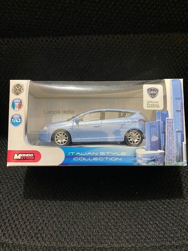 mondo motors 1/43 - lancia delta nuovo tipo celeste metallizato