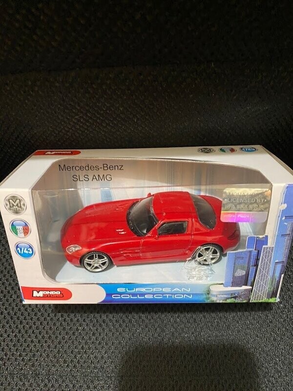 mondo motors 1/43 - mercedes-benz sls amg rossa