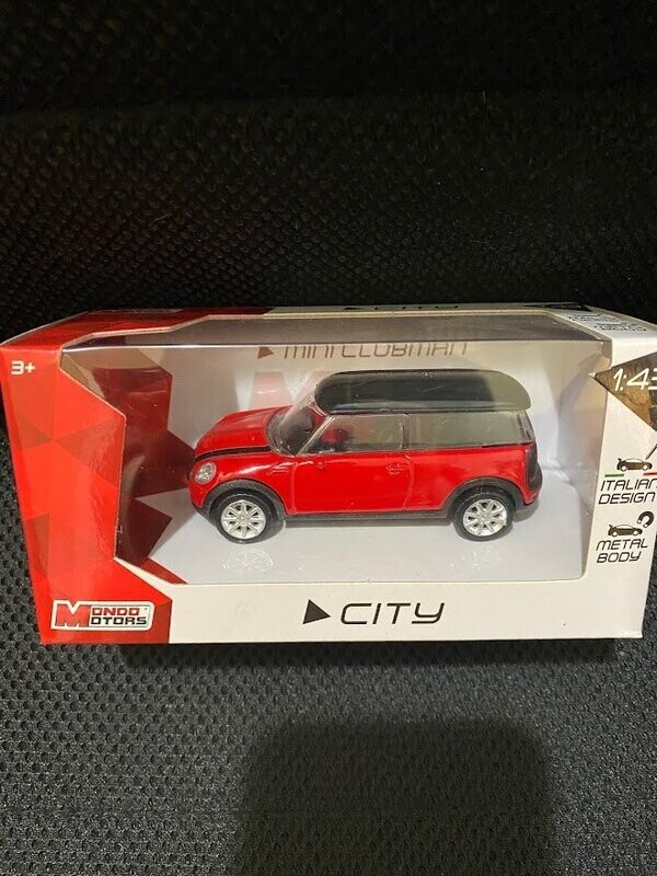 mondo motors 1/43 - mini clubman rossa