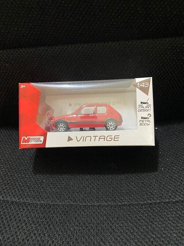 mondo motors 1/43 - peugeot 205 gti rossa