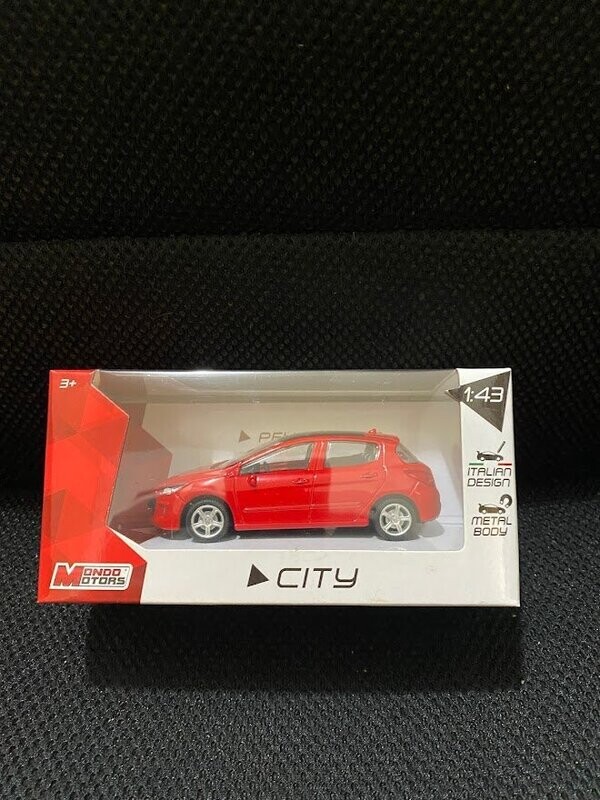 mondo motors 1/43 - peugeot 308 rossa