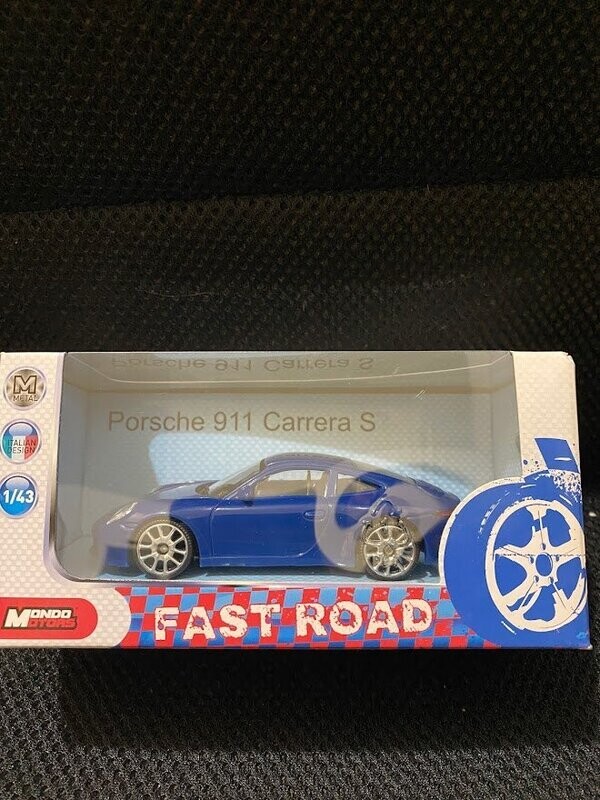 mondo motors 1/43 - porsche 911 carrera s blu