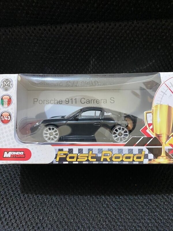 mondo motors 1/43 - porsche 911 carrera s nera