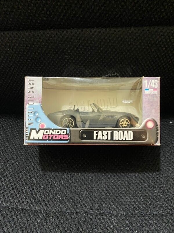 mondo motors 1/43 - porsche carrera decapottabile grigio antracite