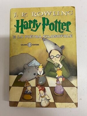 Harry Potter E LA PIETRA FILOSOFALE - SALANI EDITORE - J.K. ROWLING