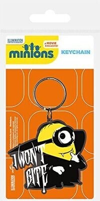 Minions Rubber Keychain I Won't Bite 6 cm