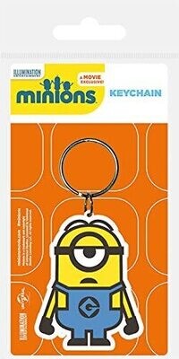 Minions Rubber Keychain Minion Stuart 6 cm