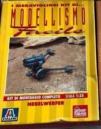 NEBELWERFER - Modellismo facile Italeri 1990 scala 1:35 (CANNONE)