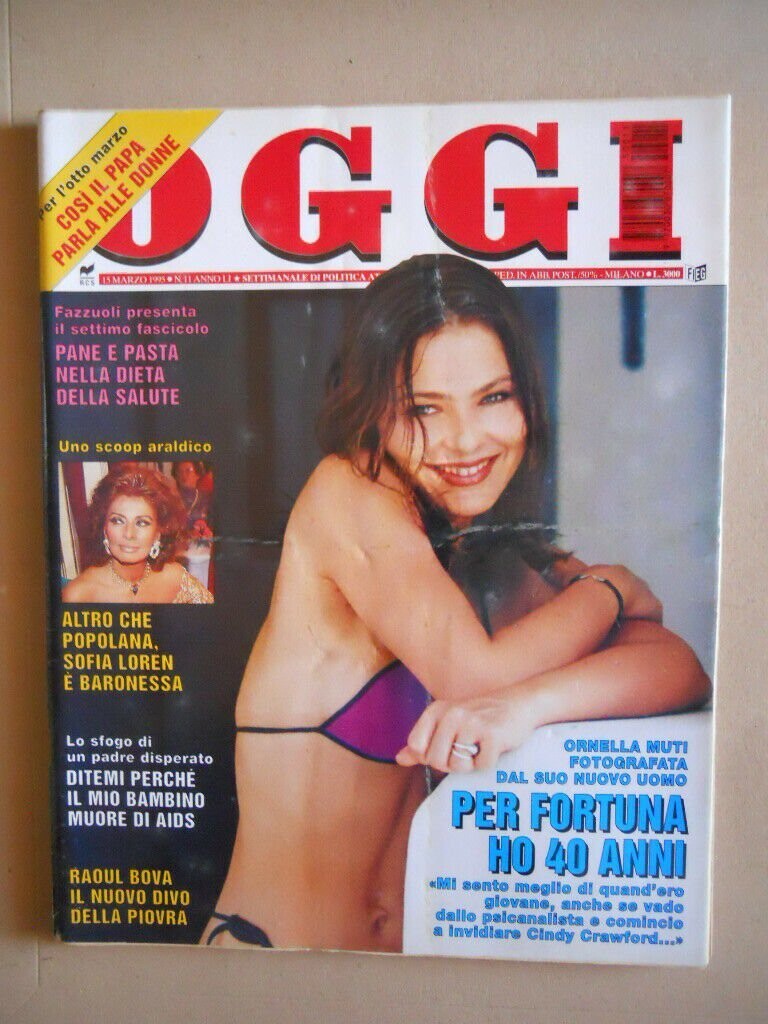 Oggi N.11 del 1995 - Copertina Ornella Muti