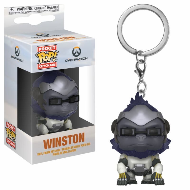 Overwatch Pocket POP! Vinyl Keychain Winston 4 cm