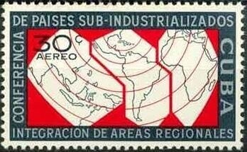 Francobollo - Cuba - Three maps - 30 C - 1961 - Usato