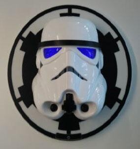 Philips Star Wars Stormtrooper 3d LED Wall Light Including 3aa Batteries