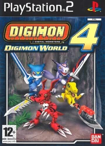 PS2 - Digimon World 4 (senza manuale d'istruzioni)